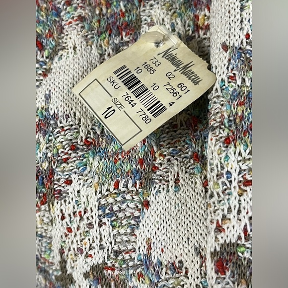 NWT Vintage St John Couture Tweed Floral Bead Skirt Size 10 Neiman Marcus - Picture 7 of 12